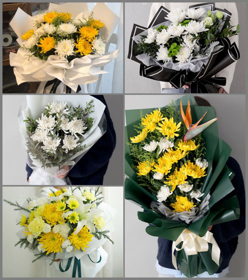 福建南平浦城县盘亭乡刘田村白事花束代送